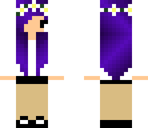 purple hair chibi