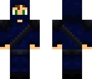 blue hooded ninja