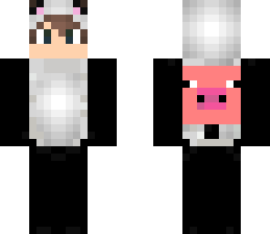 hey piggy thing on panda back
