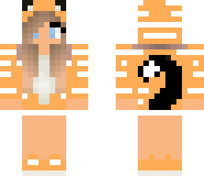 cute tiger girl orange
