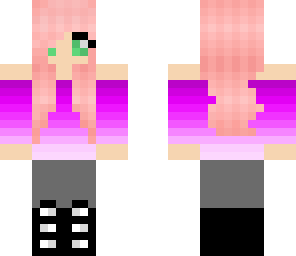 pink haired girl