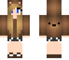 cute blue eyed bear girl