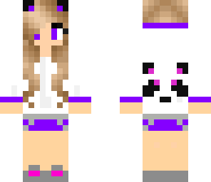 purple panda girl