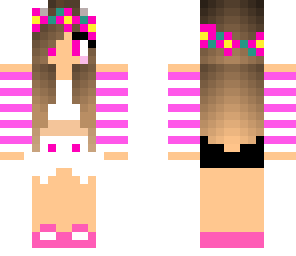 pink flower girl
