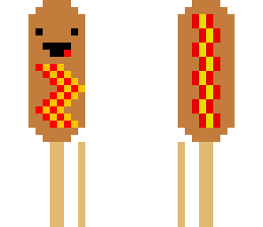 hotdog on a stick