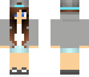cute girl with brown hair with blue eyes