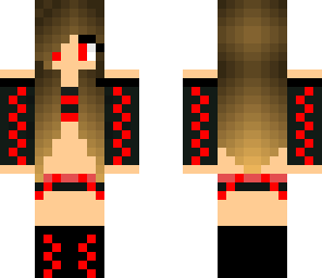 black and red girl