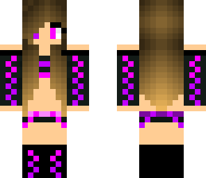 pink and purple girl