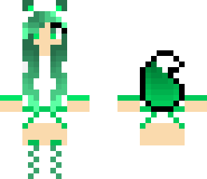 green fox girl
