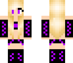 pretty purple blondie