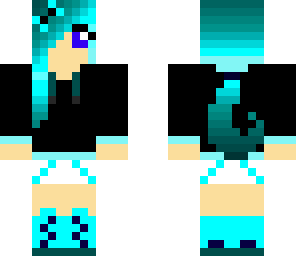 cyan girl
