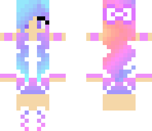colored hair cute bow