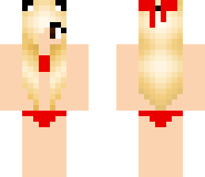 red bikini