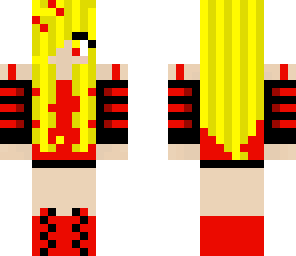 red yellow girl