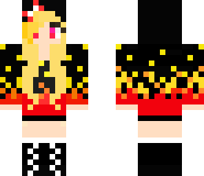 fire hoodie girl