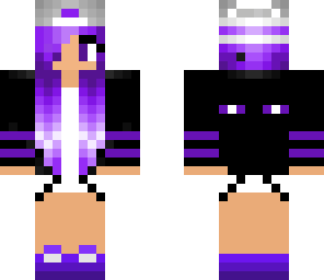 electric violet girl