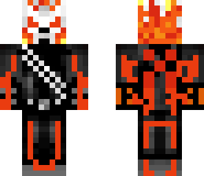 ghost rider with head phone