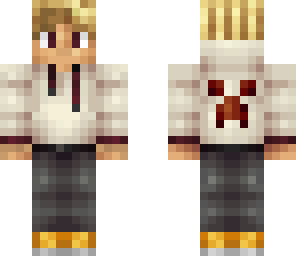 white hoodie