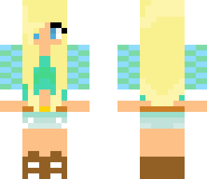 blue girl