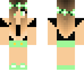 mint flower girl