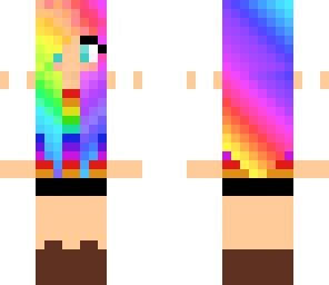 rainbow girl