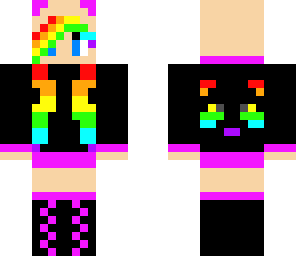 cute rainbow panda
