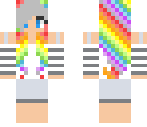 rainbow girl