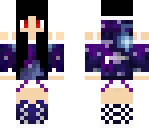 real goth glaxy skin