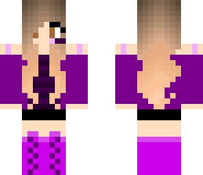 cool purple gamer girl