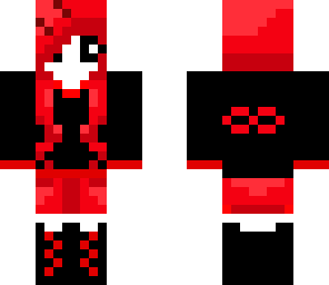 red infinity girl no hood