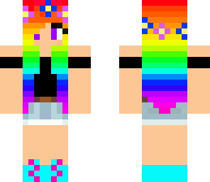 rainbow flower
