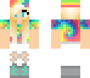 tie dye girl