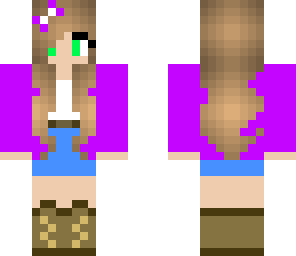 purple tumblr girl