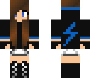 blue lightnng girl