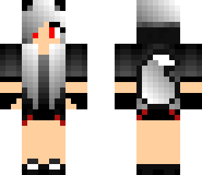red and black fox girl