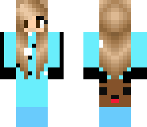 blue dog girl
