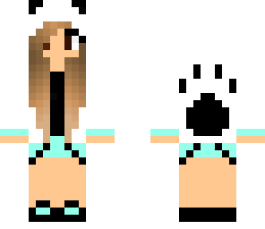edited panda girl