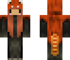 chibi red panda girl