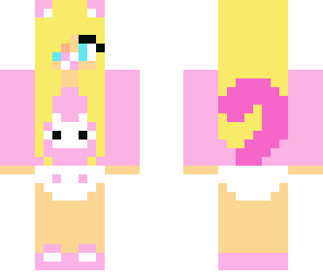 adorable baby cat girl