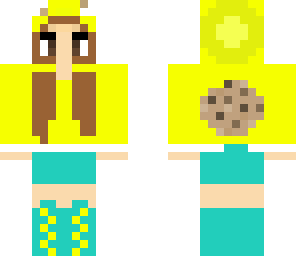 yellow cookie girl monster