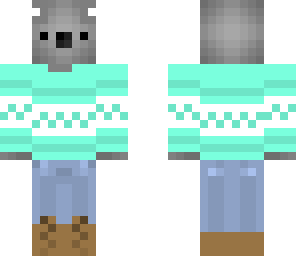 girl koala with sweater