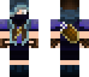 purple ninja masked