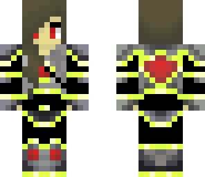 girl flame elf knight