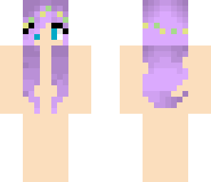 purple hair template