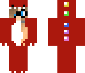 nerdy red dino