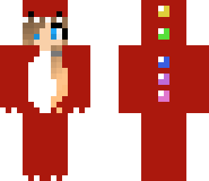 red dinosaur girl