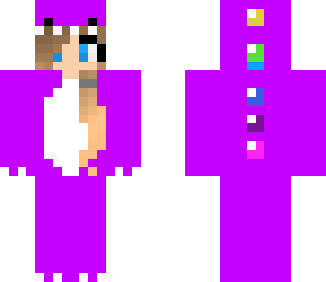 purple dino girl