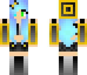 edited blue hair gurl