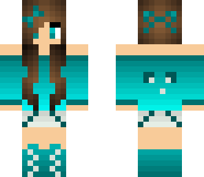 cute blue girl