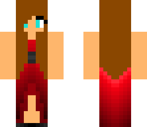 red prom dress